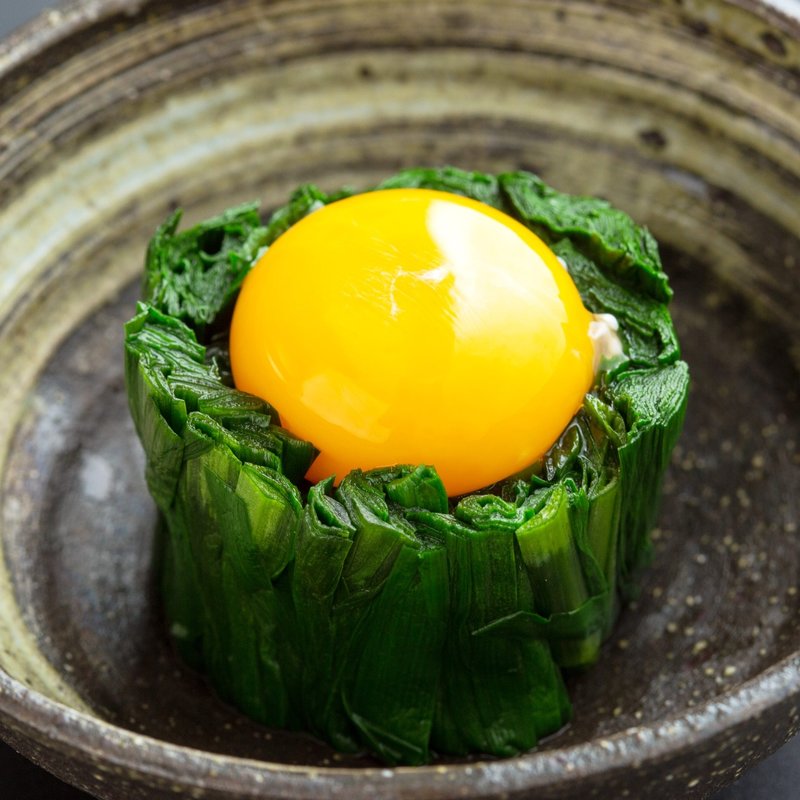 にら釜玉(こがね屋 千葉駅前店 （koganeya）)