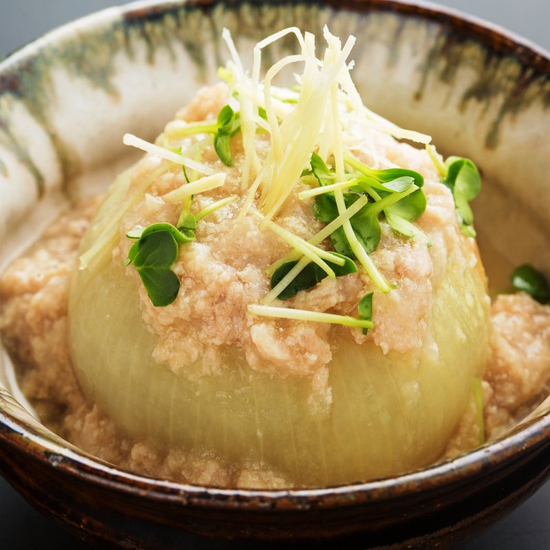 玉ねぎの丸煮そぼろ(こがね屋 千葉駅前店 （koganeya）)