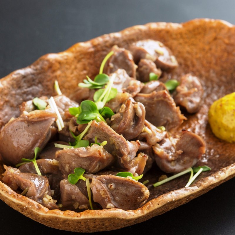 砂肝のガーリックバター(こがね屋 千葉駅前店 （koganeya）)