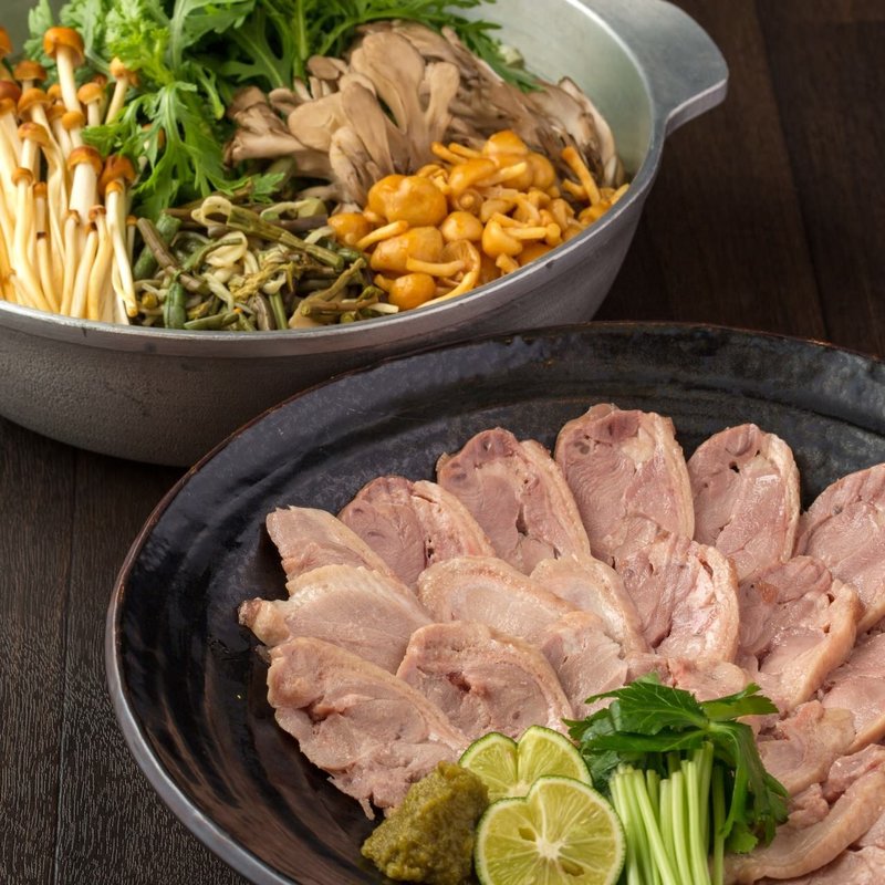 山菜鴨しゃぶしゃぶ(柚月 千葉駅前店 （yuzuki）)