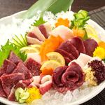 桜馬刺し特上盛り合わせ