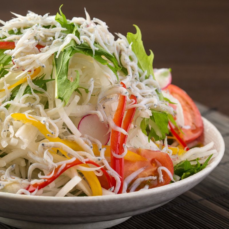 釜揚げしらすとシャキシャキ大根サラダ(柚月 千葉駅前店 （yuzuki）)