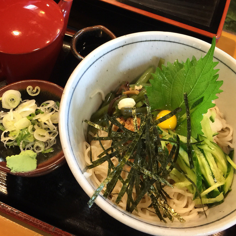 納豆そば(緑寿庵)