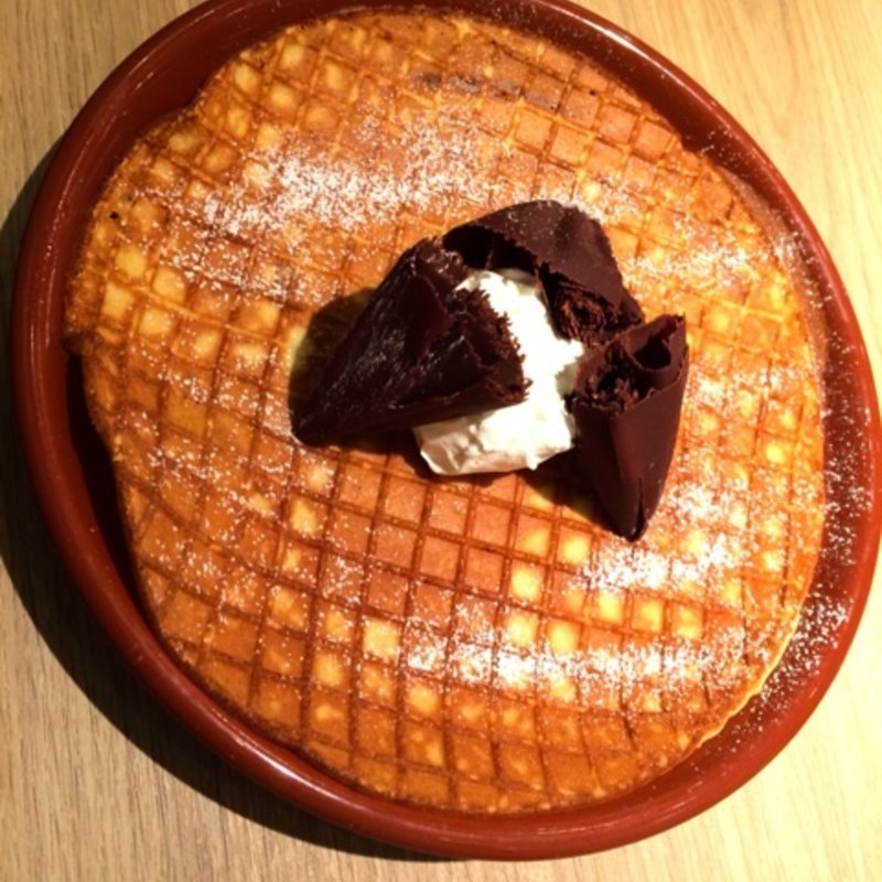 ワッフルパンケーキ コポーショコラ(メロウ ブラウン コーヒー グランツリー武蔵小杉店 （MELLOW BROWN COFFEE）)