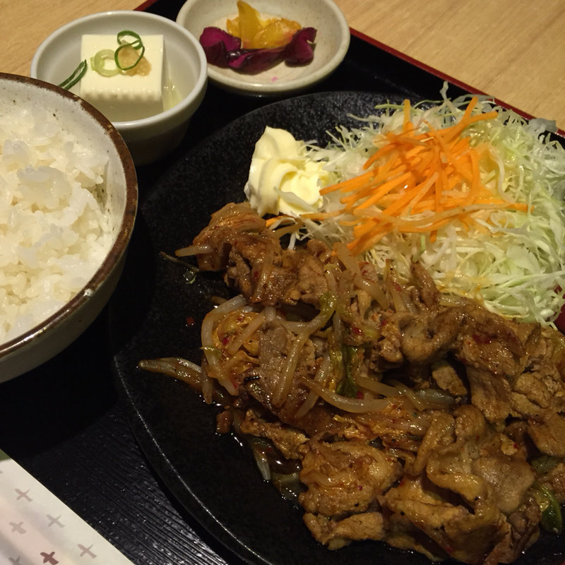 豚キムチ定食(ゆず家 四条烏丸店 )