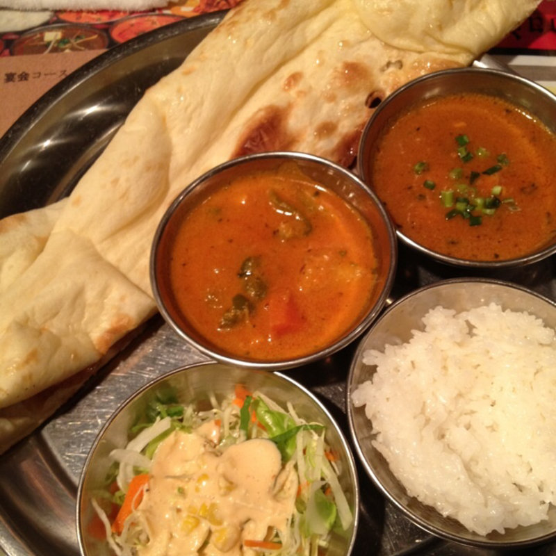 カレーコース(アジアンシルクロード 幡ヶ谷店)