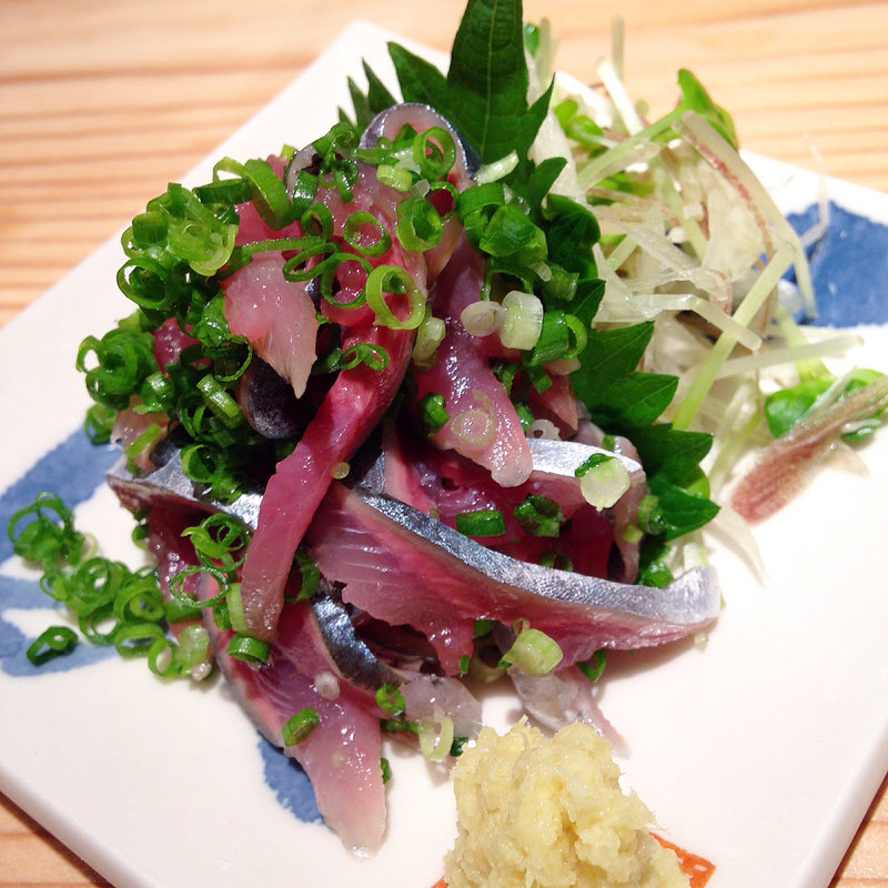新秋刀魚のたたき(プラットスタンド酛)