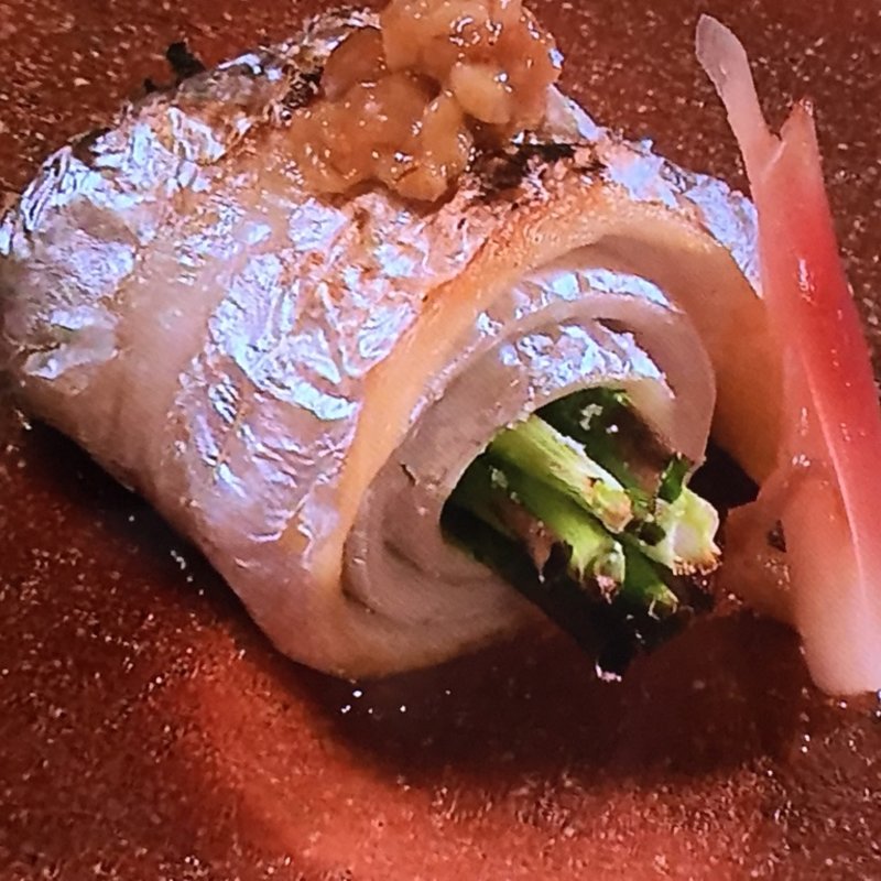 太刀魚のねぎ巻焼き(魚匠 銀平本店 （ぎんぺい）)