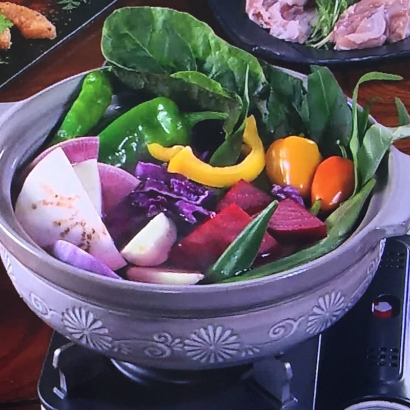 野菜ソムリエのベジ鍋コース(野菜家さい )