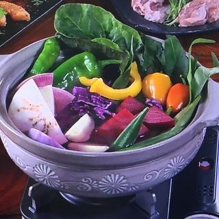 野菜ソムリエのベジ鍋コース(野菜家さい )