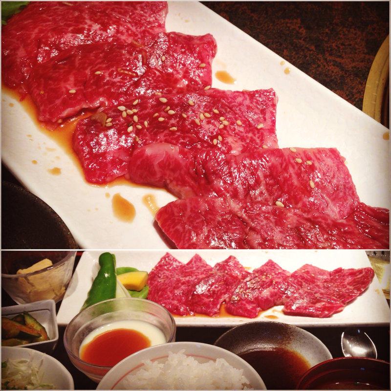 水曜日のランチは焼肉セットのみ(常陸牛 きくすい)