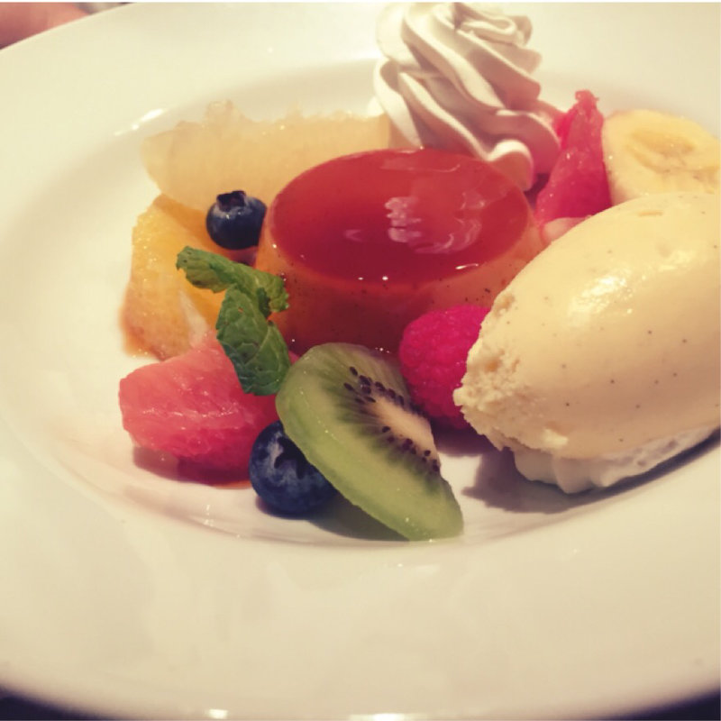 プリンアラモード(ブルックリンパーラー新宿)