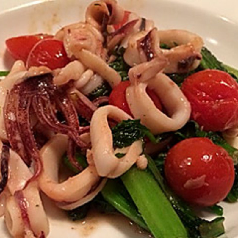 イカと野菜のアンチョビソテー(S-46 Beer Market)