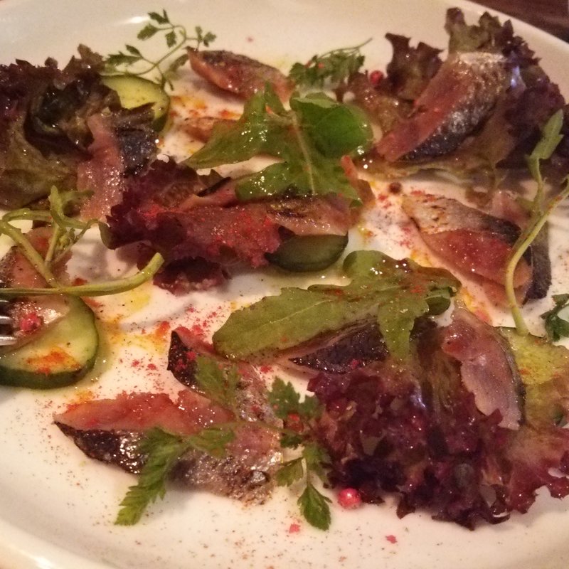 サンマのスモークカルパッチョ(LA COCORICO上野の森さくらテラス店／COCORICO DELI （ラココリコ／ココリコ　デリ）)