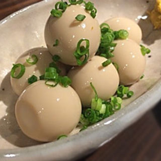 うずら卵醤油漬け(糸　藤沢)