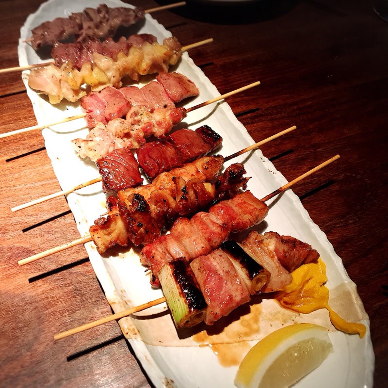 串焼き10点盛り(べったこ屋 自由ヶ丘店 )