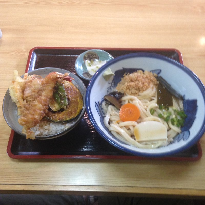 天丼セット(いちや 讃岐本手打ちうどん)