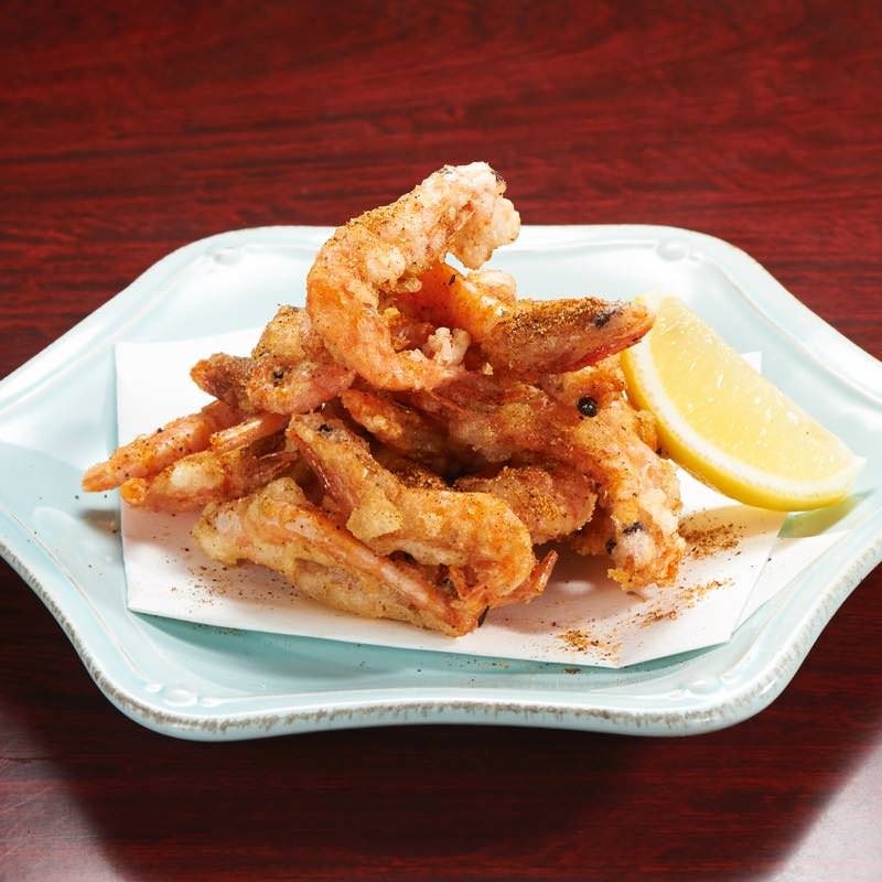 甘エビのケイジャン唐揚(千葉っ子ダイニング ペコリ)