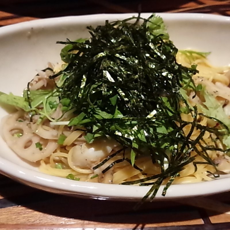 つぶ貝とれんこんのコク旨醤油(CAFE DIVERGE)