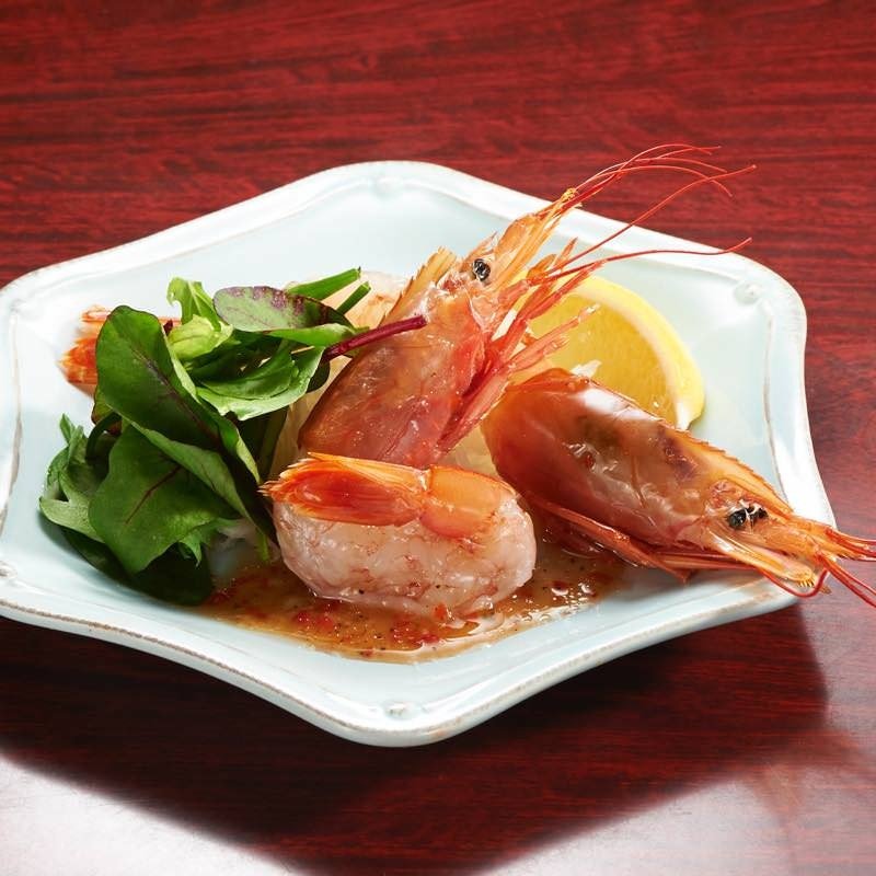 赤海老のカルパッチョ(千葉っ子ダイニング ペコリ)
