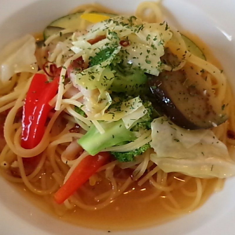 夏野菜のペペロンチーノ(ボスケット （Ｂｏｓｃｈｅｔｔｏ）)