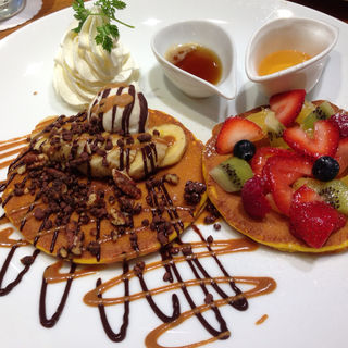 よくばりパンケーキMIX(ラ テラス カフェ エ デセール （La Terrasse Cafe et dessert）)