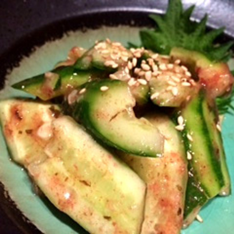 きゅうりの梅和え(焼鳥 串処 鳥人)