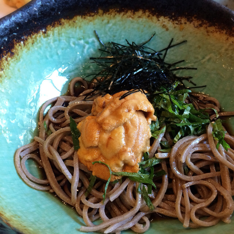 うに蕎麦(出雲蕎麦 錦織 （ニシコリ）)