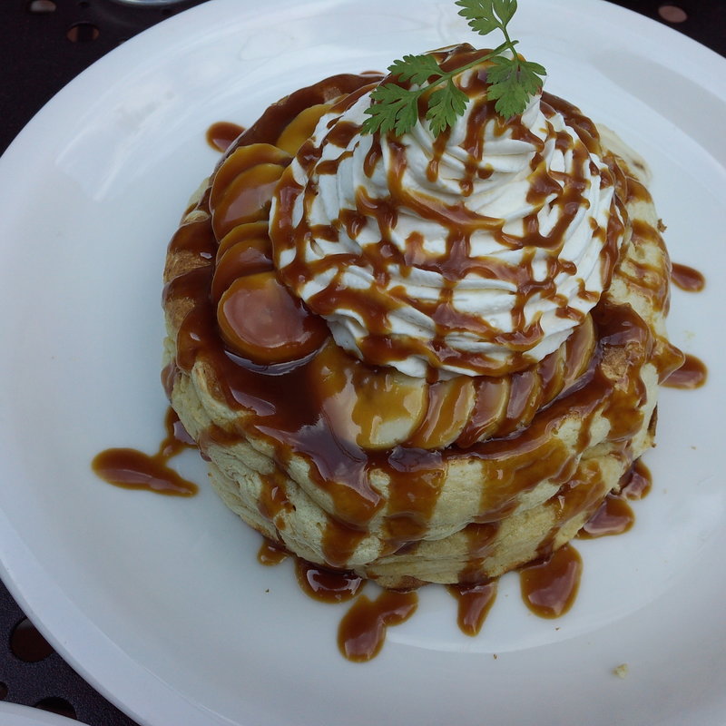 キャラメルバナナパンケーキ(Urth Caffé 表参道 （アースカフェ）)
