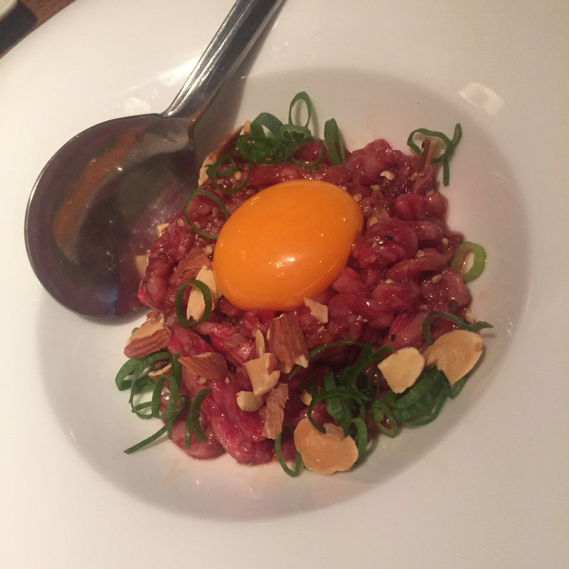 和牛ｻｰﾛｲﾝのﾕｯｹ(恵比寿焼肉　kintan （エビスヤキニクキンタン）)