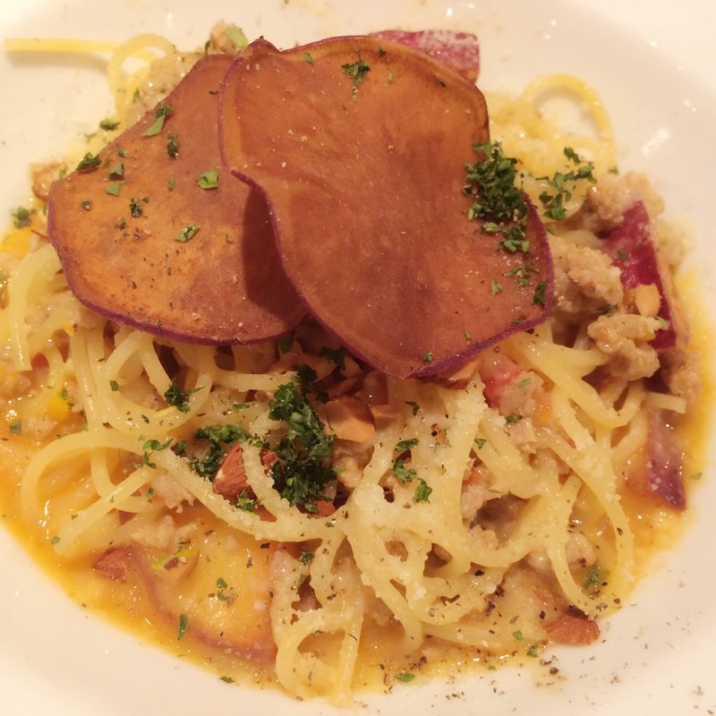 週替わりパスタ(さつまいもと挽肉のボロネーゼ)(カフェ アグレ （Cafe Aggre ）)