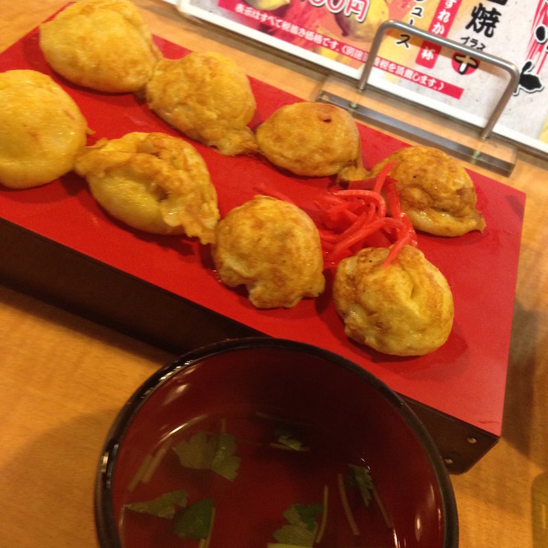 明石焼セット(えき亭)