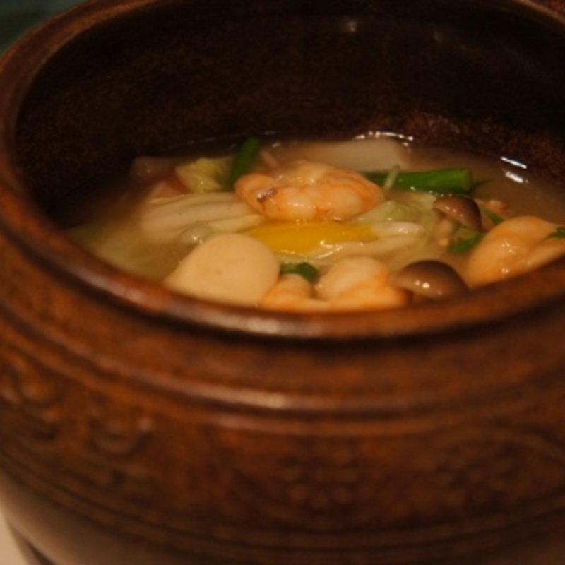 十六穀のおこげ・海老と野菜のあんかけ　(ラヴェニール ・チャイナ)