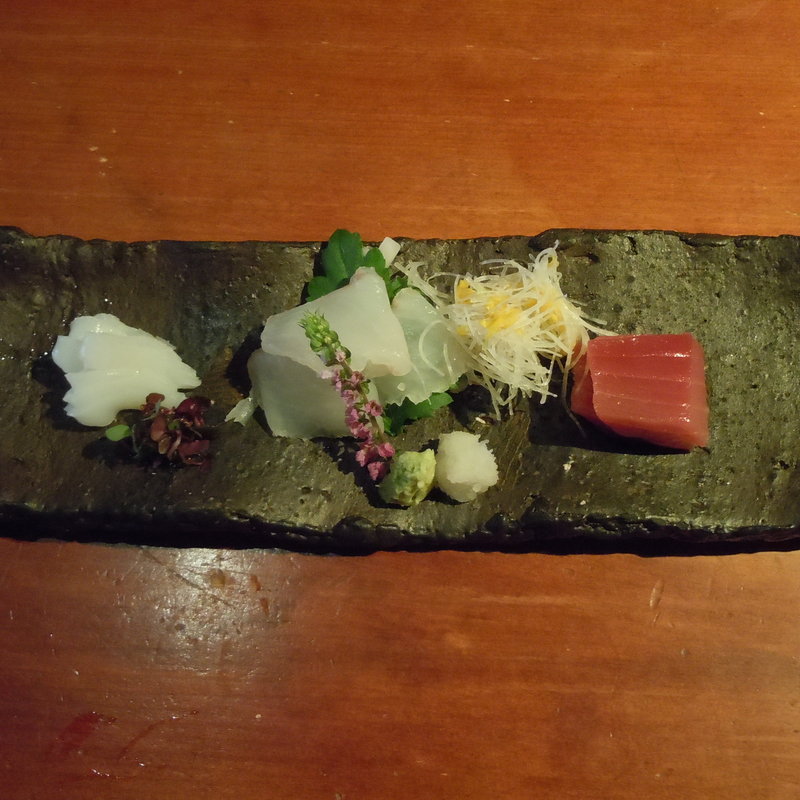 御造　平目　鮪　烏賊(いしづか)