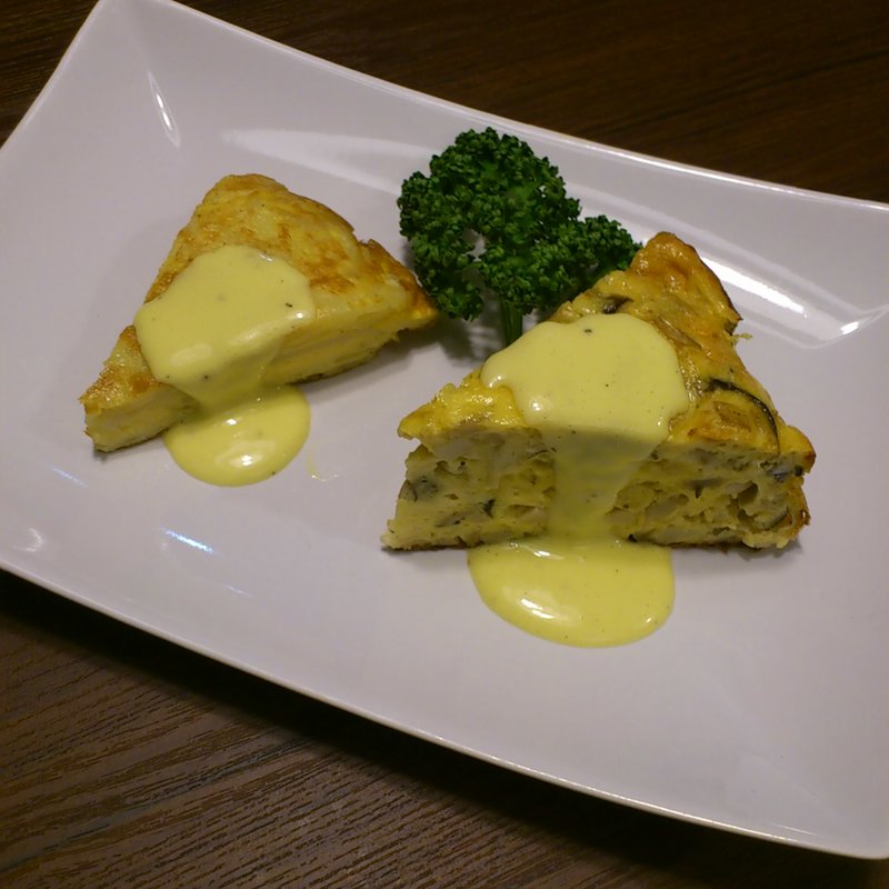 トルティージャ＆きのこのキッシュ風オムレツ(IL Piatto Hijirizaka店)