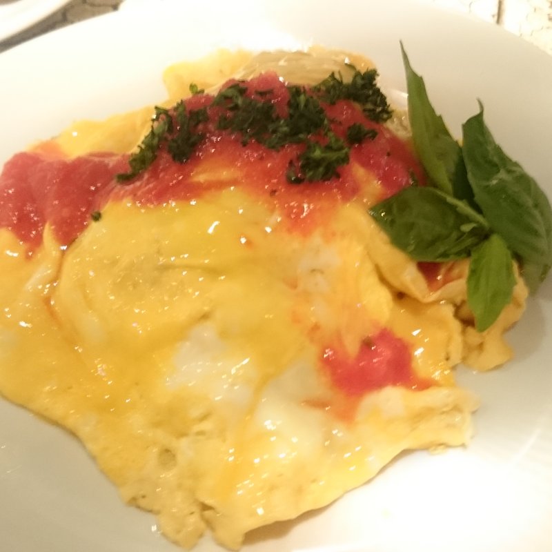 ほうれん草とベーコンのスペイン風オムレツ(Maru Go)