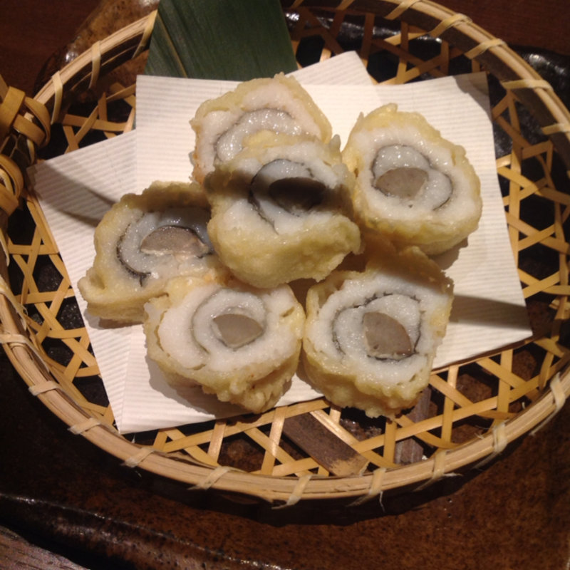 ゴボウの穴子巻(産直創作鮮魚 厨 一里)