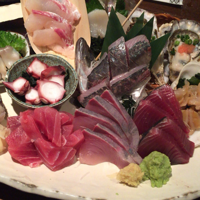 刺し盛り6点(都民酒場魚金)