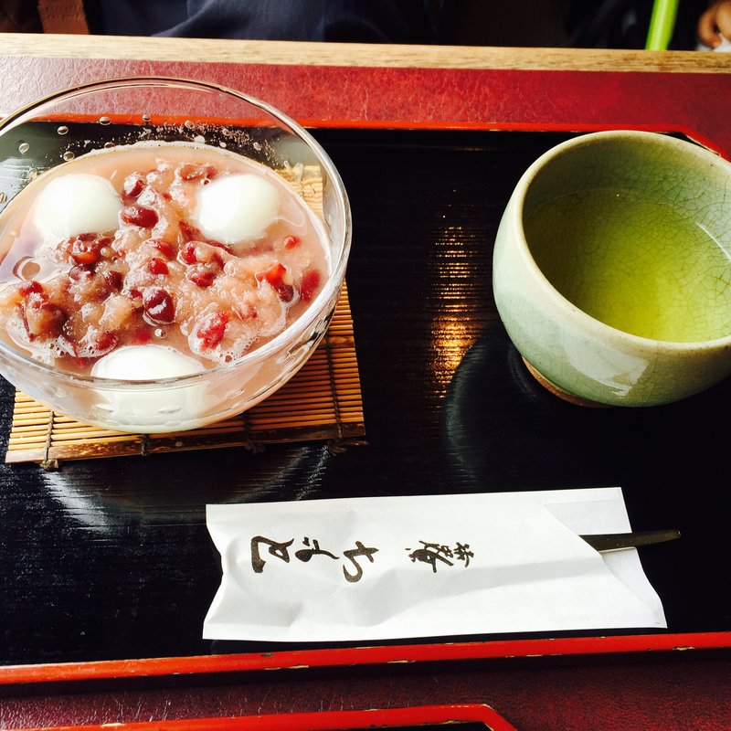 冷やしぜんざい(ちもと)