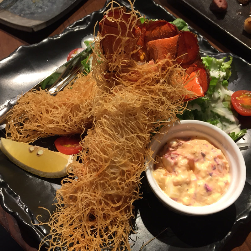 オマール海老のカダイフ包み揚げ(俺のやきとり 大井町)