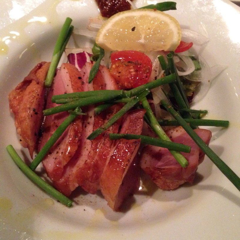 軽く炙ったスモーク鴨ハム(ワインバル　ロゼッタ （【旧店名】A,VECHAN）)