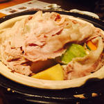 旬野菜ときなこ豚のヘルシー蒸し鍋