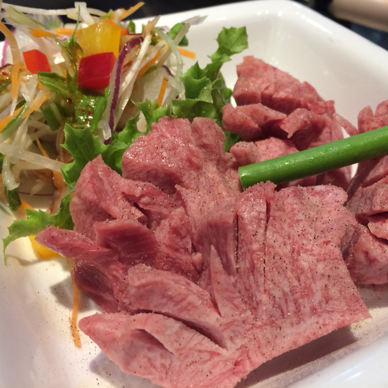 タンステーキ(板前焼肉 一斗 京橋店)