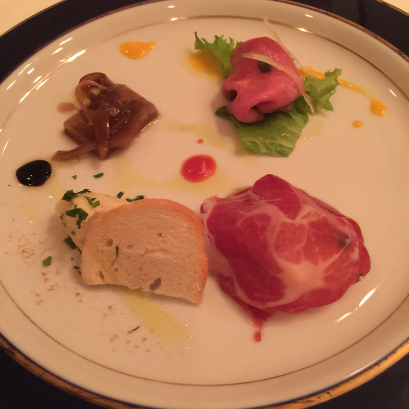 コースのオードブル♡(RISTORANTE La Ciau)