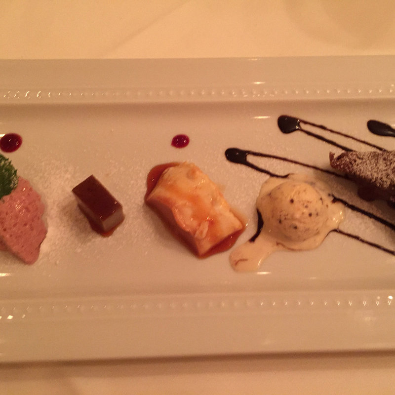 ドルチェ五種(RISTORANTE La Ciau)