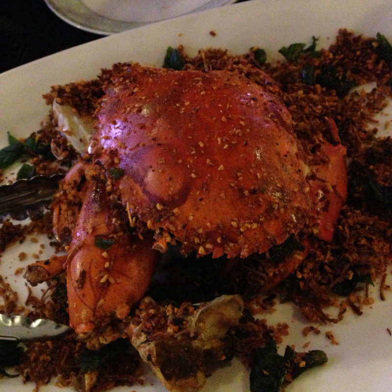 フライドガーリックバジルクラブ(シンガポール・シーフード・リパブリック)