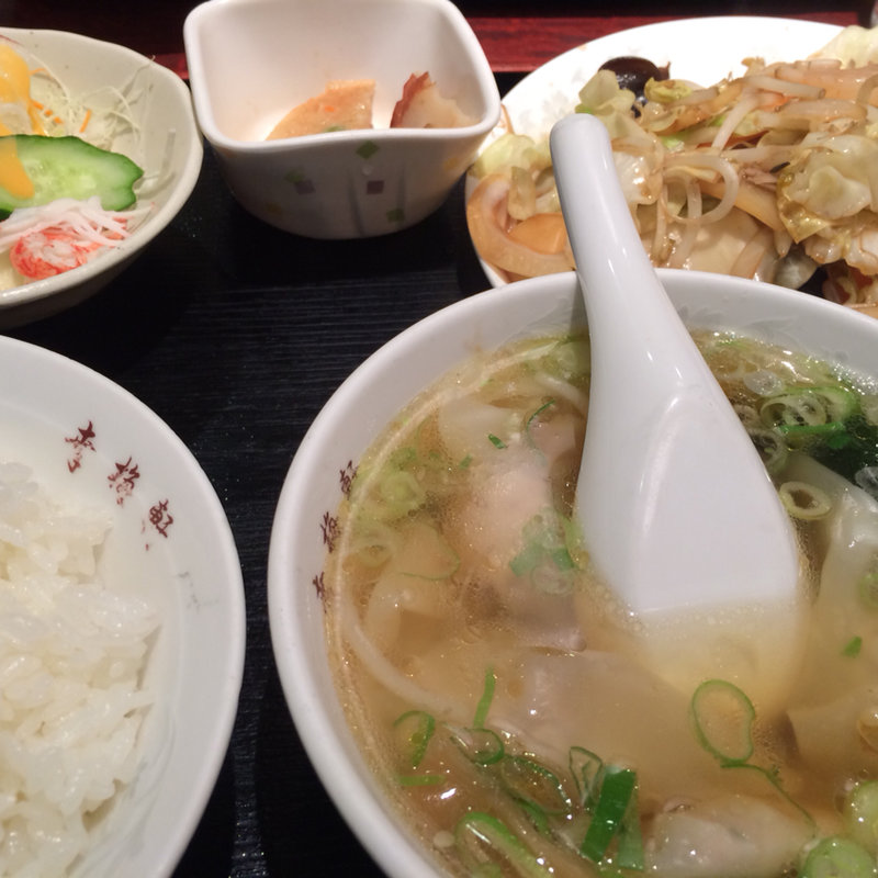 野菜炒め定食(幸梅軒)