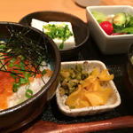 いくら丼セット(博多漁家　磯貝 大阪梅田店 )
