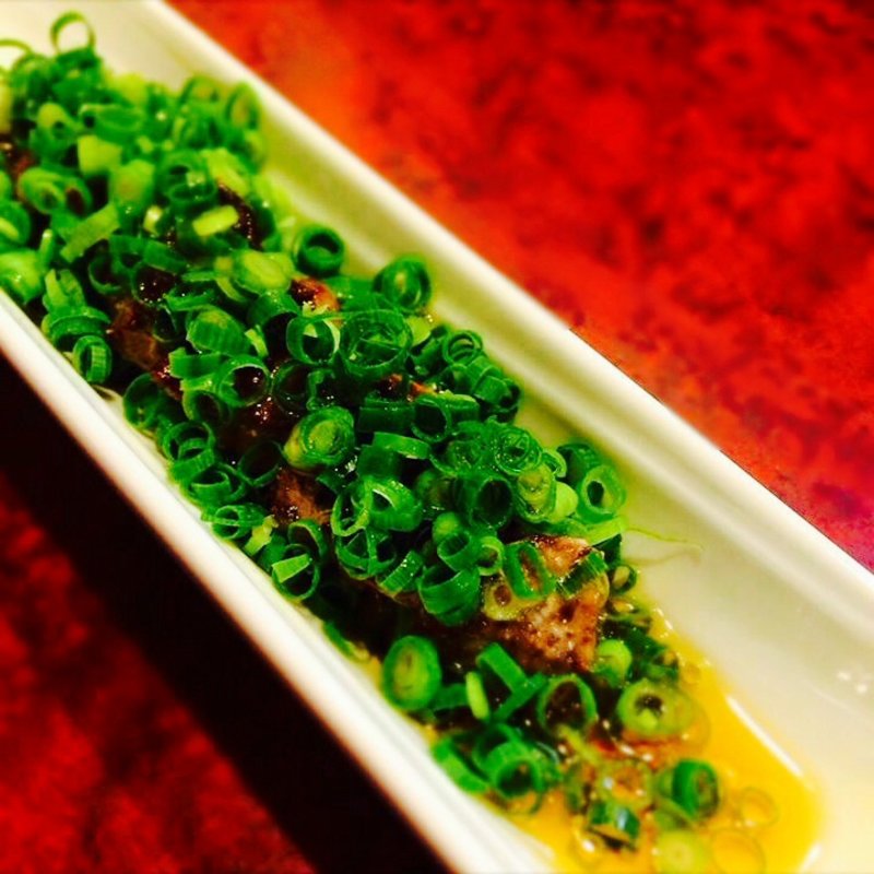 ごま油ねぎ塩レバー(やきとりみのちゃん)