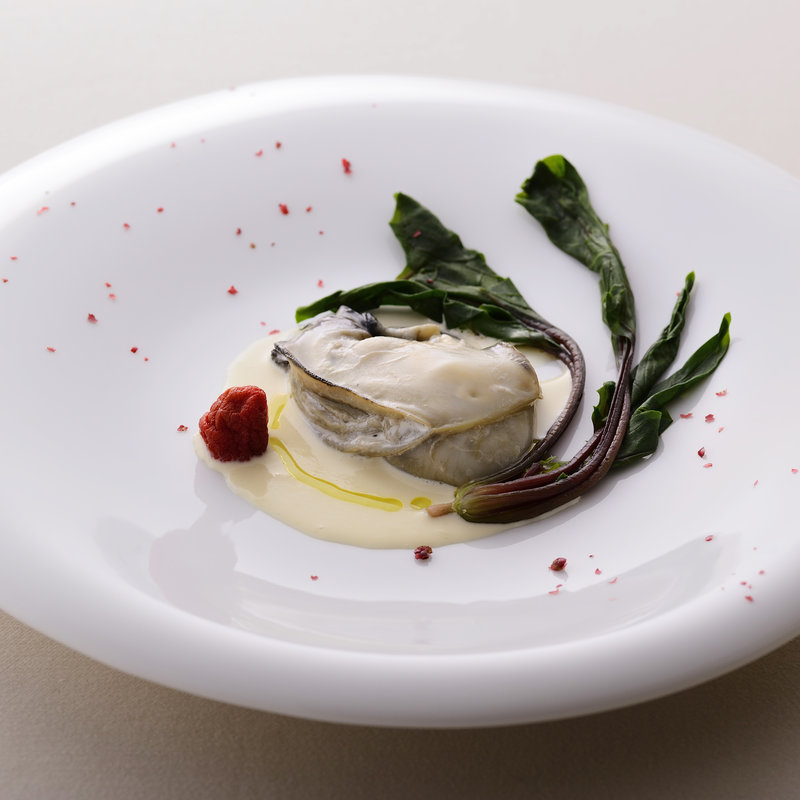 牡蠣のクリームソテー(リストランテ イル バンビナッチョ)